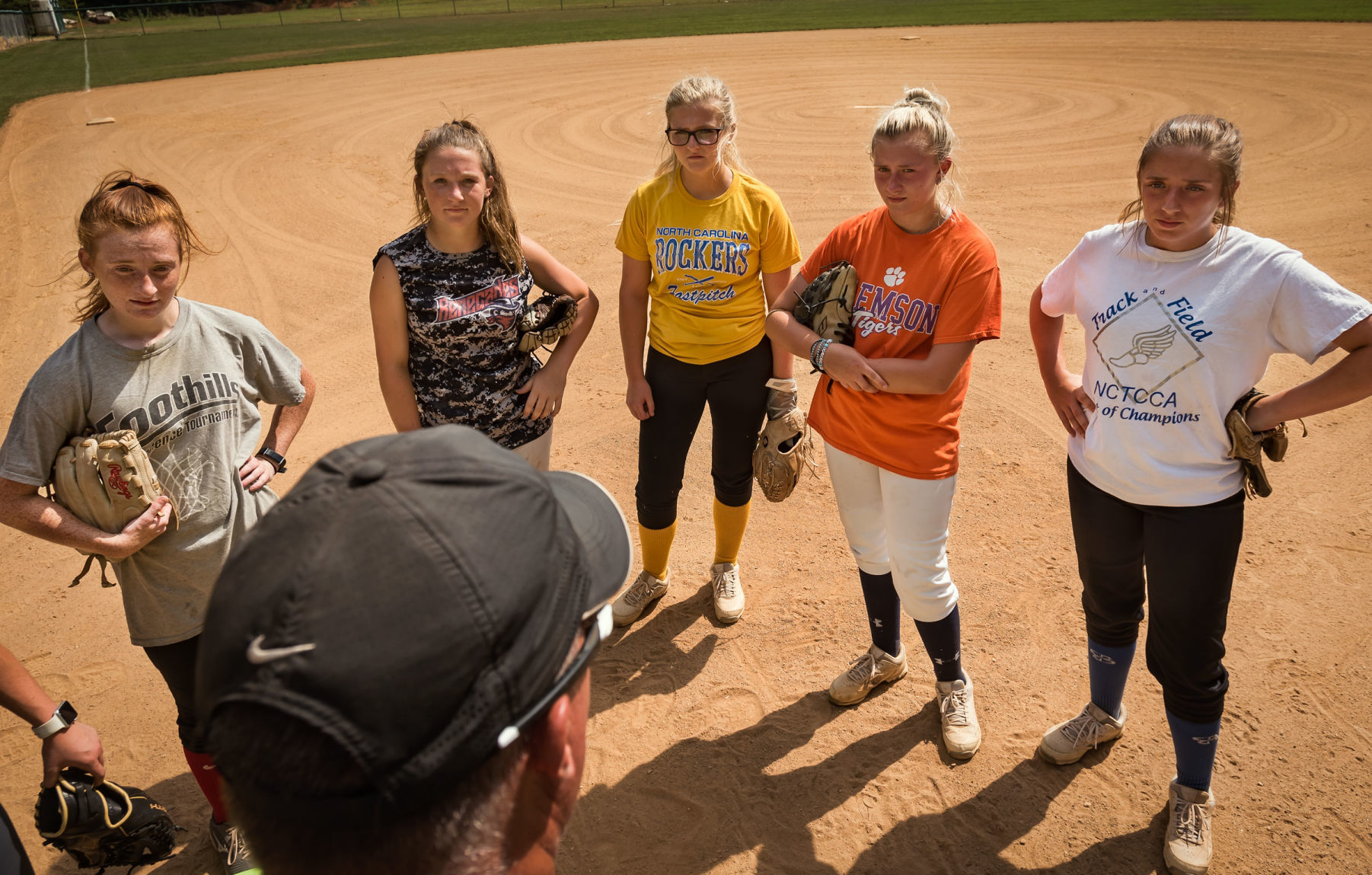 North Stokes Softball Practice